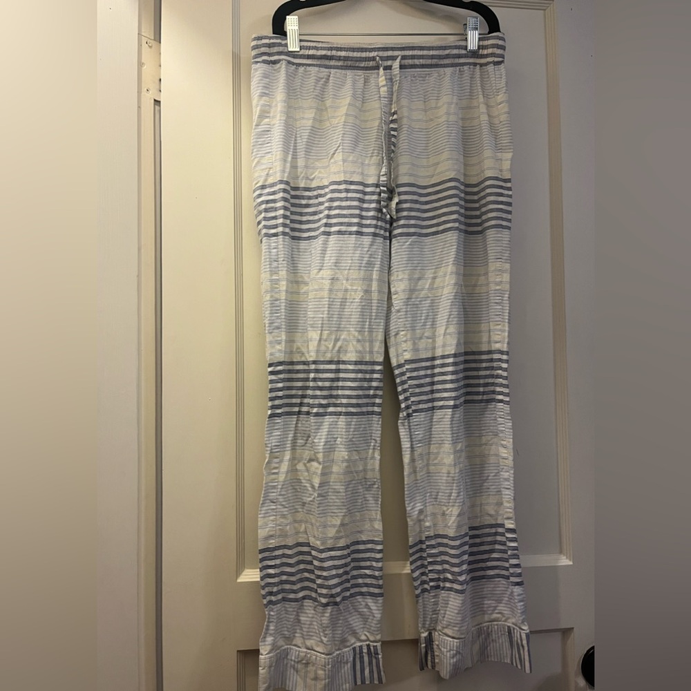 Victoria Secret Striped Blue and White Pants